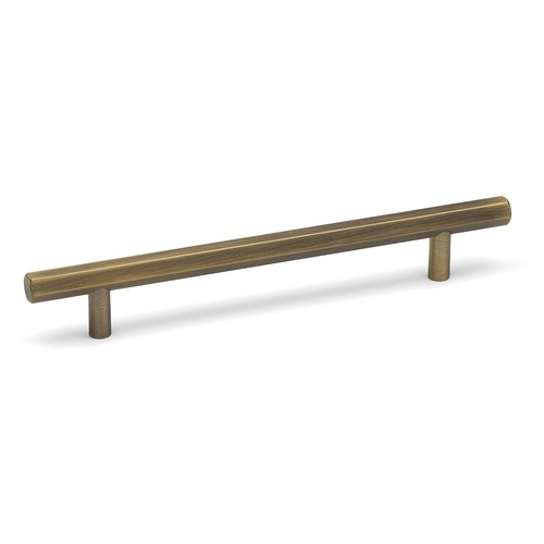 Brass hexagon cupboard bar - brass,