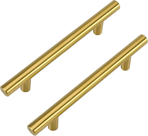 Gold kitchen handles 160mm - gold,