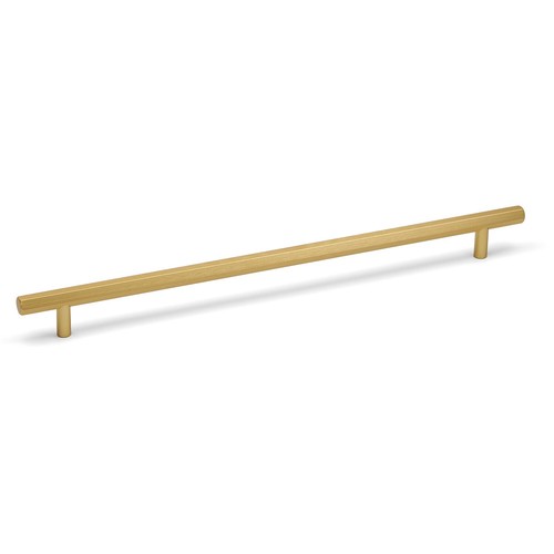 Brass hexagon bar handles gold - brass,