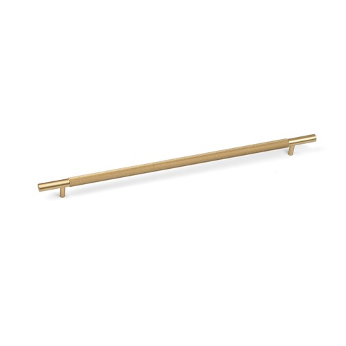 Gold brass knurled bar - brass,