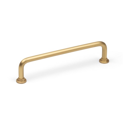 Satin brass curved - satin,