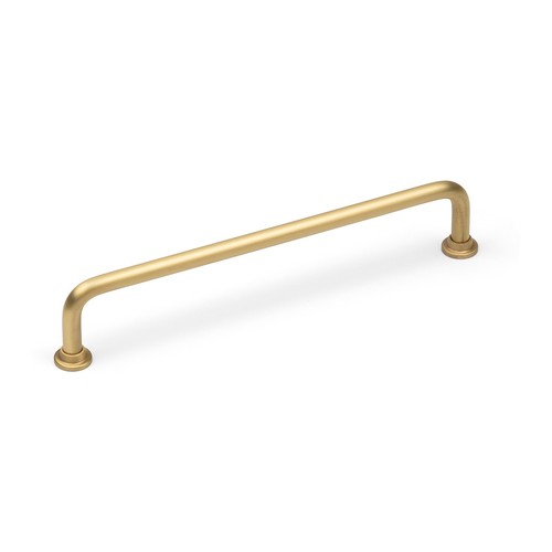 Satin brass curved - satin, cabinet