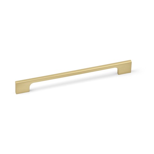 Brushed brass cabinet handles - brushed,