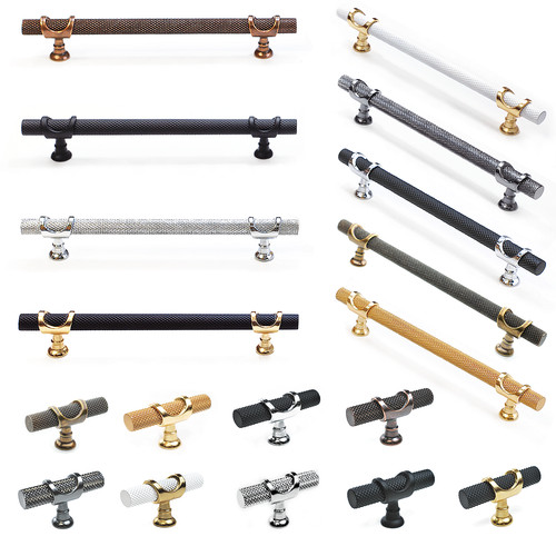 Knurled handles knobs - handles,