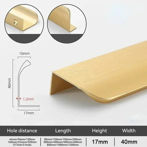 Simple hidden cabinet handles - simple,