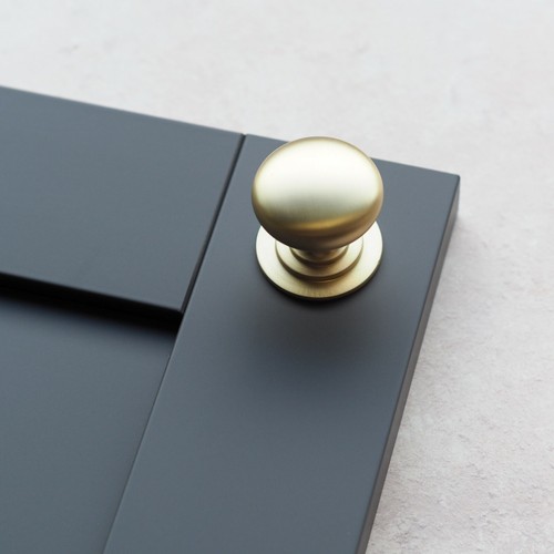 Brass kitchen cupboard handle - brass,