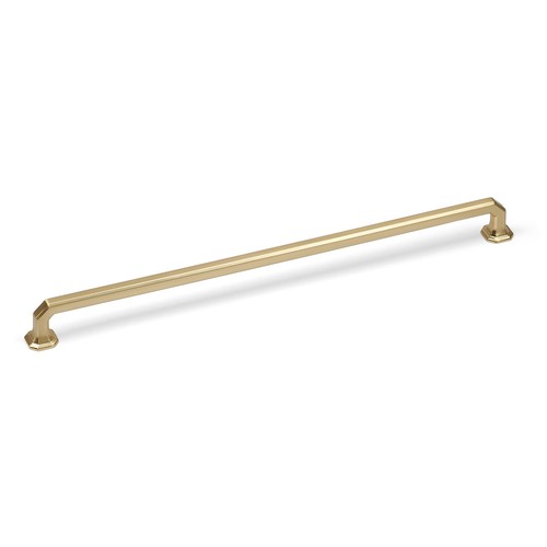 Brass octagon cabinet handles - brass,